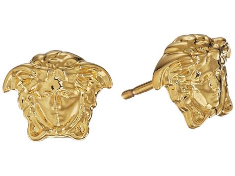 real gold versace earrings